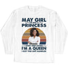 Custom Name and Age Birthday Shirt, Custom Birthday Women Shirt, I'm Not A Princess I Don't Need Saying I'm A Queen I Got This Shit Handled Shirt, Custom Photo Shirt