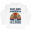Custom Name and Age Birthday Shirt, Custom Birthday Women Shirt, I'm Not A Princess I Don't Need Saying I'm A Queen I Got This Shit Handled Shirt, Custom Photo Shirt