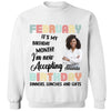 Personalized Custom Birthday Month Shirt, Name and Age Birthday Shirt, Custom Birthday Women Shirt, It's My Birthday Month I'm Now Accepting Birthday Dinners, Luches and Gifts Shirt