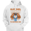 Personalized Custom Birthday Month Shirt, Name and Age Birthday Shirt, Custom Birthday Women Shirt, I Love The Woman I've Become Because I Fought To Become Her Shirt