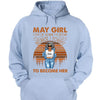 Personalized Custom Birthday Month Shirt, Name and Age Birthday Shirt, Custom Birthday Women Shirt, I Love The Woman I've Become Because I Fought To Become Her Shirt