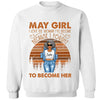 Personalized Custom Birthday Month Shirt, Name and Age Birthday Shirt, Custom Birthday Women Shirt, I Love The Woman I've Become Because I Fought To Become Her Shirt