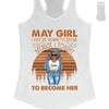 Personalized Custom Birthday Month Shirt, Name and Age Birthday Shirt, Custom Birthday Women Shirt, I Love The Woman I've Become Because I Fought To Become Her Shirt