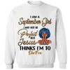 Personalized Custom Birthday Month Shirt, Name and Age Birthday Shirt, Custom Birthday Women Shirt, I May Not Be Perferct But Jesus Thinks I'm To Die For Shirt