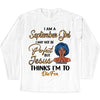 Personalized Custom Birthday Month Shirt, Name and Age Birthday Shirt, Custom Birthday Women Shirt, I May Not Be Perferct But Jesus Thinks I'm To Die For Shirt