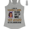 Personalized Birthday Month Shirt, Name and Age Birthday Shirt, Custom Birthday Women Shirt, I Am A Girl Please Don't Try Me Shirt, Try Jesus He's Still Working On Me Shirt