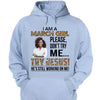 Personalized Photo Birthday Month Shirt, Name and Age Birthday Shirt, Custom Birthday Women Shirt, I Am A Girl Please Don't Try Me Shirt, Try Jesus He's Still Working On Me Shirt