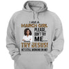 Personalized Photo Birthday Month Shirt, Name and Age Birthday Shirt, Custom Birthday Women Shirt, I Am A Girl Please Don't Try Me Shirt, Try Jesus He's Still Working On Me Shirt