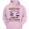 Personalized Birthday Month Shirt, Name and Age Birthday Shirt, Custom Birthday Women Shirt, Girl Make No Mistake My Personality Is Who I Am My Attitude Depends On Who You Are Shirt