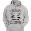 Personalized Birthday Month Shirt, Name and Age Birthday Shirt, Custom Birthday Women Shirt, Girl Make No Mistake My Personality Is Who I Am My Attitude Depends On Who You Are Shirt