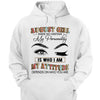 Personalized Birthday Month Shirt, Name and Age Birthday Shirt, Custom Birthday Women Shirt, Girl Make No Mistake My Personality Is Who I Am My Attitude Depends On Who You Are Shirt