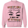 Personalized Birthday Month Shirt, Name and Age Birthday Shirt, Custom Birthday Women Shirt, Girl Make No Mistake My Personality Is Who I Am My Attitude Depends On Who You Are Shirt