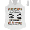 Personalized Birthday Month Shirt, Name and Age Birthday Shirt, Custom Birthday Women Shirt, Girl Make No Mistake My Personality Is Who I Am My Attitude Depends On Who You Are Shirt