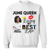 Personalized Birthday Month Shirt, Name and Age Birthday Shirt, Custom Birthday Women Shirt, Living My Best Life Shirt