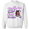 Personalized Birthday Month Shirt, Name and Age Birthday Shirt, Custom Birthday Women Shirt, I Can All Things Though Christ Who Give Me Strengh Shirt