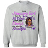 Personalized Birthday Month Shirt, Name and Age Birthday Shirt, Custom Birthday Women Shirt, I Can All Things Though Christ Who Give Me Strengh Shirt