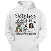 Personalized Birthday Month Shirt, Name and Age Birthday Shirt, Custom Birthday Women Shirt, I May Not Be Perfect But Jesus Think I'm To Die For Shirt