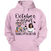 Personalized Birthday Month Shirt, Name and Age Birthday Shirt, Custom Birthday Women Shirt, I May Not Be Perfect But Jesus Think I'm To Die For Shirt