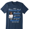 Personalized Custom Birthday Month Shirt, Name and Age Birthday Shirt, Custom Birthday Women Shirt, I Am Stronger Than You Believe Brave Than You Know Smarter Than You Think Shirt