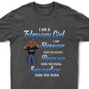 Personalized Custom Birthday Month Shirt, Name and Age Birthday Shirt, Custom Birthday Women Shirt, I Am Stronger Than You Believe Brave Than You Know Smarter Than You Think Shirt