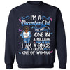 Personalized Birthday Month Shirt, Name and Age Birthday Shirt, Custom Birthday Women Shirt, I'm A Girl I'm Not A One In A Million Kind Of Girl I Am A Once In A Liftetime Kind Of A Woman Shirt