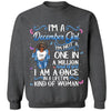 Personalized Birthday Month Shirt, Name and Age Birthday Shirt, Custom Birthday Women Shirt, I'm A Girl I'm Not A One In A Million Kind Of Girl I Am A Once In A Liftetime Kind Of A Woman Shirt