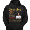 Personalized Custom Birthday Month Shirt, Name and Age Birthday Shirt, Custom Birthday Women Shirt, I Love The Woman I've Become Because I Fought To Become Her Shirt