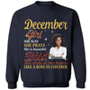 Personalized Custom Birthday Month Shirt, Name and Age Birthday Shirt, Custom Birthday Women Shirt, I Love The Woman I've Become Because I Fought To Become Her Shirt
