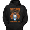 Personalized Custom Birthday Month Shirt, Name and Age Birthday Shirt, Custom Birthday Women Shirt, I Love The Woman I've Become Because I Fought To Become Her Shirt