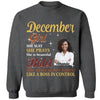 Personalized Custom Birthday Month Shirt, Name and Age Birthday Shirt, Custom Birthday Women Shirt, She Slay She Prays She Is Beautiful Bold She Smile At Her Haters Like A Boss In Control Shirt