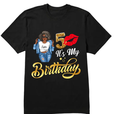 It's My 50th Birthday Shirt for Women,50 and Fabulous Shirt,50th Birthday Gift,Turning 50,50th Birthday Party,50th Birthday Shirt,Sassy Classy Queen