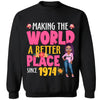 Making The World A Better, 50th Birthday Shirt Ideas, 50th Birthday Shirts, 50th Birthday Shirt Ideas For Her
