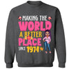 Making The World A Better, 50th Birthday Shirt Ideas, 50th Birthday Shirts, 50th Birthday Shirt Ideas For Her