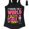 Making The World A Better, 50th Birthday Shirt Ideas, 50th Birthday Shirts, 50th Birthday Shirt Ideas For Her