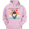 Vintage Customized Hello Fitty Shirt, Custom Birthday Shirt, Stepping Into 50 Like A Boss, 50th Birthday Shirt Ideas, 50th Birthday Shirts, 50th Birthday Shirt Ideas For Her