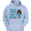 Personalized Birthday Month Shirt, Name and Age Birthday Shirt, Custom Birthday Women Shirt, I Don't Have Attitude I've Got A Personality You Can't Handle Shirt