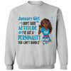 Personalized Birthday Month Shirt, Name and Age Birthday Shirt, Custom Birthday Women Shirt, I Don't Have Attitude I've Got A Personality You Can't Handle Shirt