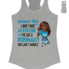 Personalized Birthday Month Shirt, Name and Age Birthday Shirt, Custom Birthday Women Shirt, I Don't Have Attitude I've Got A Personality You Can't Handle Shirt
