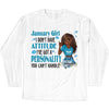 Personalized Birthday Month Shirt, Name and Age Birthday Shirt, Custom Birthday Women Shirt, I Don't Have Attitude I've Got A Personality You Can't Handle Shirt