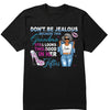 Don't Be Jealous Because This Grandma Still Looks This Good  In Her Fifties Shirt, Personalized Birthday Month Shirt, Name and Age Birthday Shirt, Custom Birthday Women Shirt