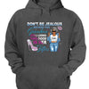 Don't Be Jealous Because This Grandma Still Looks This Good  In Her Fifties Shirt, Personalized Birthday Month Shirt, Name and Age Birthday Shirt, Custom Birthday Women Shirt
