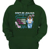 Don't Be Jealous Because This Grandma Still Looks This Good  In Her Fifties Shirt, Personalized Birthday Month Shirt, Name and Age Birthday Shirt, Custom Birthday Women Shirt