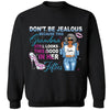Don't Be Jealous Because This Grandma Still Looks This Good  In Her Fifties Shirt, Personalized Birthday Month Shirt, Name and Age Birthday Shirt, Custom Birthday Women Shirt