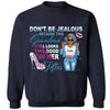 Don't Be Jealous Because This Grandma Still Looks This Good  In Her Fifties Shirt, Personalized Birthday Month Shirt, Name and Age Birthday Shirt, Custom Birthday Women Shirt
