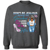 Don't Be Jealous Because This Grandma Still Looks This Good  In Her Fifties Shirt, Personalized Birthday Month Shirt, Name and Age Birthday Shirt, Custom Birthday Women Shirt