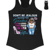 Don't Be Jealous Because This Grandma Still Looks This Good  In Her Fifties Shirt, Personalized Birthday Month Shirt, Name and Age Birthday Shirt, Custom Birthday Women Shirt
