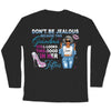 Don't Be Jealous Because This Grandma Still Looks This Good  In Her Fifties Shirt, Personalized Birthday Month Shirt, Name and Age Birthday Shirt, Custom Birthday Women Shirt