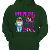 Customized Hello Fitty Shirt, Custom Birthday Shirt, Stepping into 50 Like A Diva Shirt, 50th birthday shirt Ideas, 50th Birthday Shirts, 50th Birthday Shirt Ideas For Her
