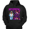 Customized Hello Fitty Shirt, Custom Birthday Shirt, Stepping into 50 Like A Diva Shirt, 50th birthday shirt Ideas, 50th Birthday Shirts, 50th Birthday Shirt Ideas For Her