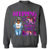 Customized Hello Fitty Shirt, Custom Birthday Shirt, Stepping into 50 Like A Diva Shirt, 50th birthday shirt Ideas, 50th Birthday Shirts, 50th Birthday Shirt Ideas For Her